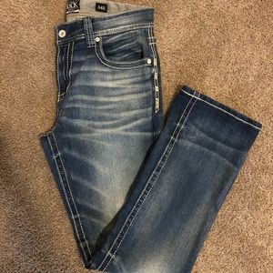 Men’s Buckle Black Jeans, NWOT, Bootcut, 34x32